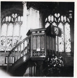 Pulpit at St. Mary's